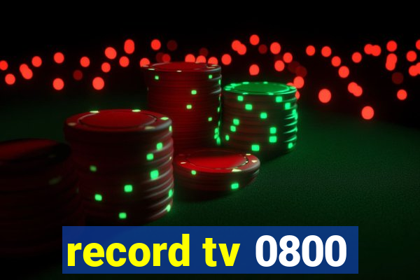 record tv 0800